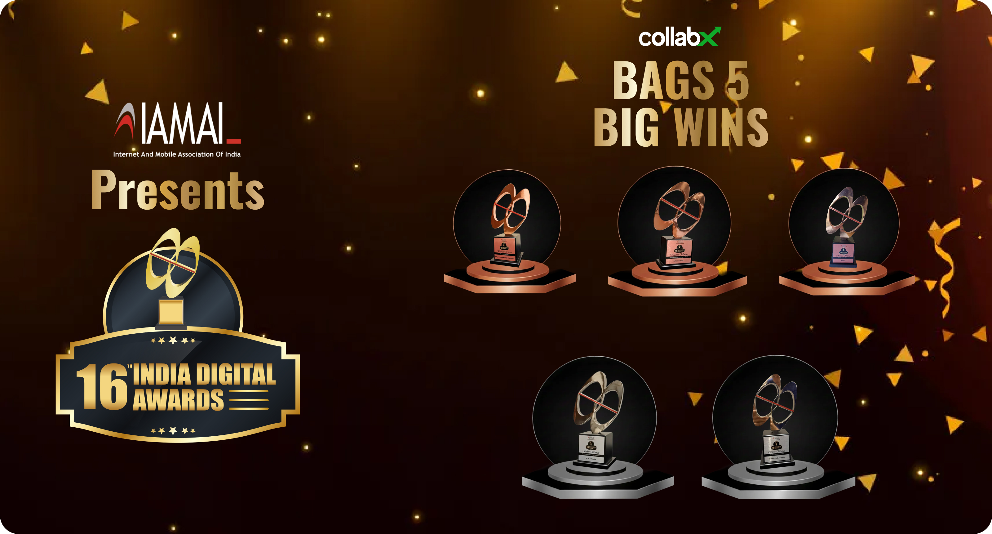 CollabX Clinches Multiple Wins at the 16th India Digital Awards 2026
